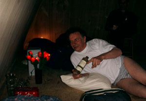 G&uuml;nther im Schlafzimmer (Uhla!)