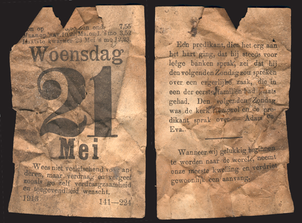 Kalenderblad 21 mei 1913